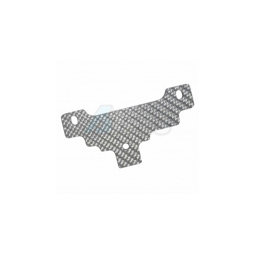 3Racing Tamiya Mini 4WD Silver Carbon Rear Multi Roller Plate Base For Mini 4WD TZ