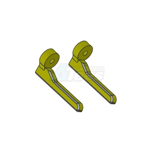 3Racing Miscellaneous All Aluminum Rail Guard -Gold