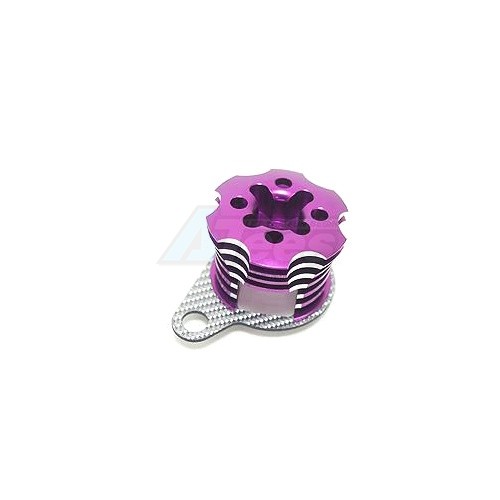 3Racing Kyosho Mini Inferno Speed Control Engine Heatsink For Mini Inferno - Purple/SSG