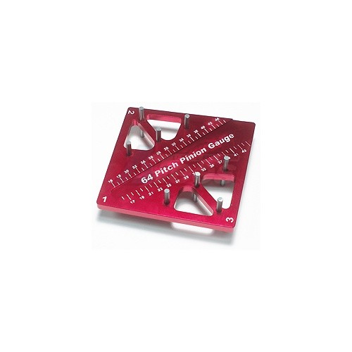 3Racing Miscellaneous All Pinion & Camber Gauge - Red