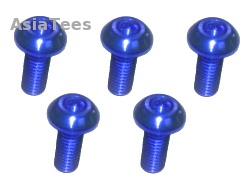 3Racing 3Racing Sakura XI Sport M3 x 8 AL7075 Button Head Hex Socket - Machine (5 Pcs) Blue