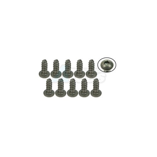 3Racing Miscellaneous All M3 x 8 Titanium Button Head Hex Socket - Self Tapping (10 Pcs)