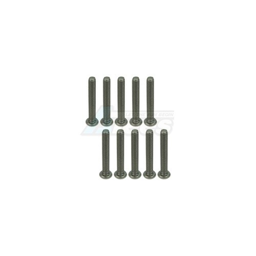 3Racing Miscellaneous All M3 x 20 Titanium Button Head Hex Socket - Machine (10 Pcs)