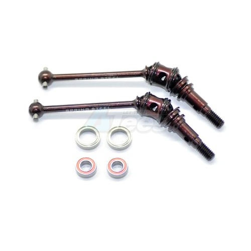 Arrowmax Serpent S-411 ECS Drive Shaft Set V2 for SERPENT 411 (Spring steel) (2)