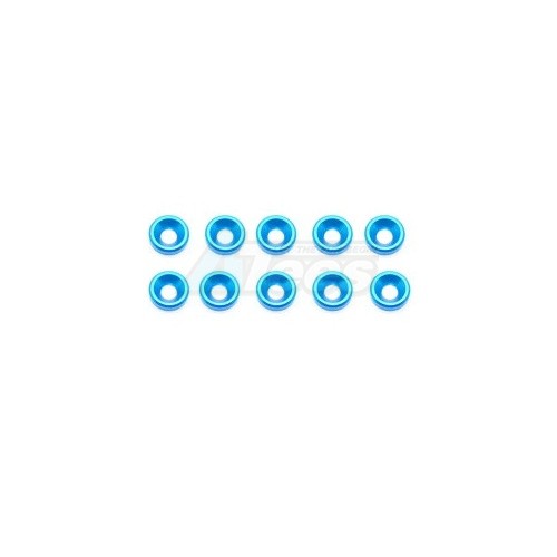 Arrowmax Miscellaneous All Aluminum M3 Countersink Washer-Blue (10)