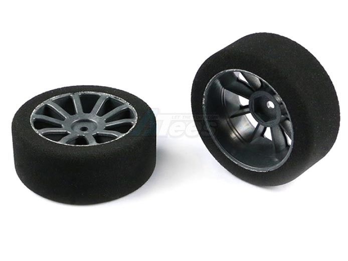 Arrowmax Miscellaneous All 1/10 Foam Tire Rim 26MM Front 35 Shore Carbon (2) Italy