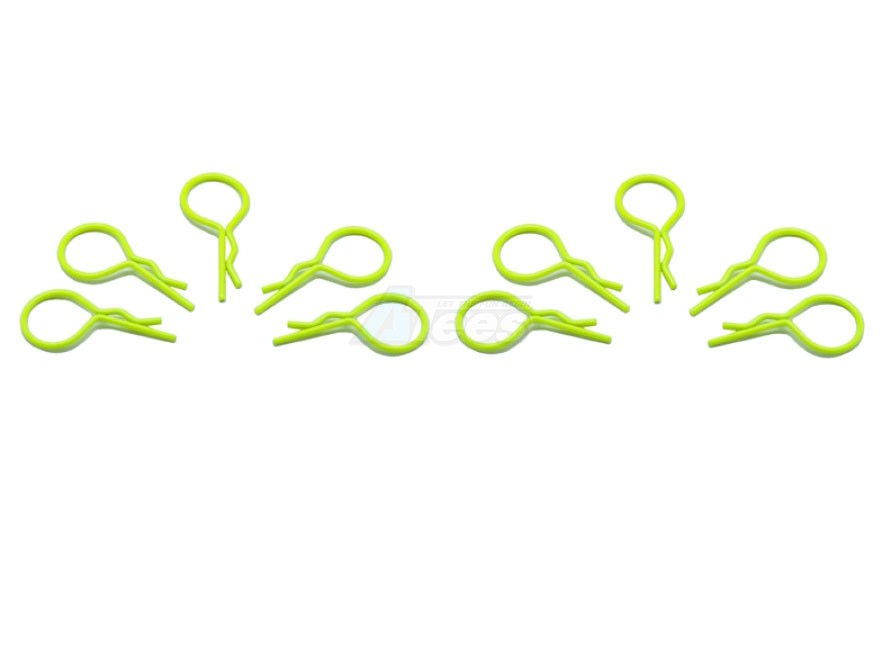 Arrowmax Miscellaneous All big body clip 1/10 - fluorescent yellow (10)