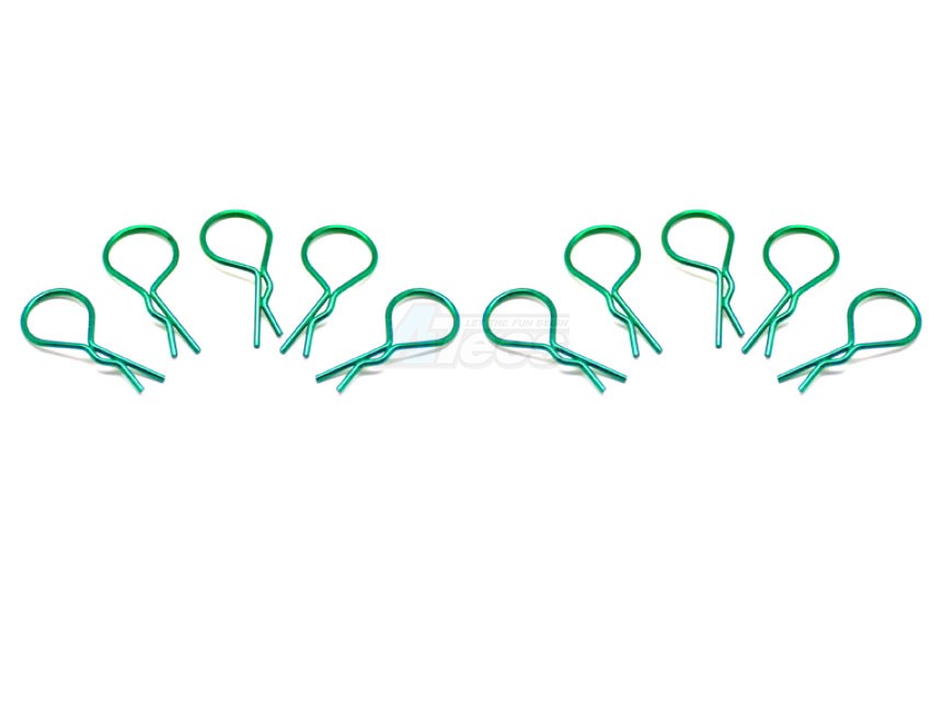 Arrowmax Miscellaneous All big body clip 1/10 - metallic green (10)
