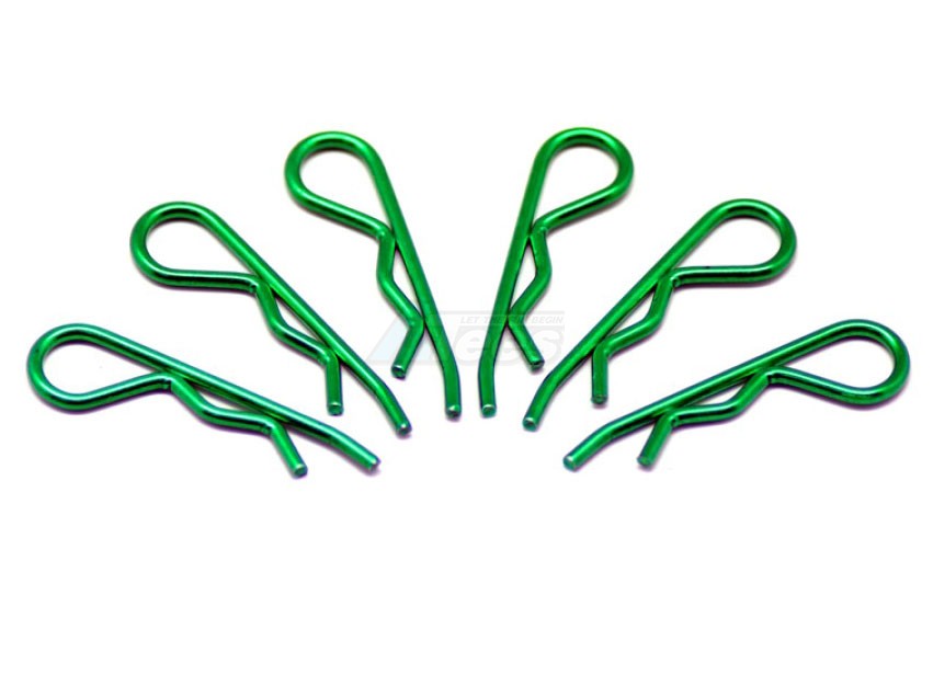 Arrowmax Miscellaneous All body clip 1/8 - metallic green (6)