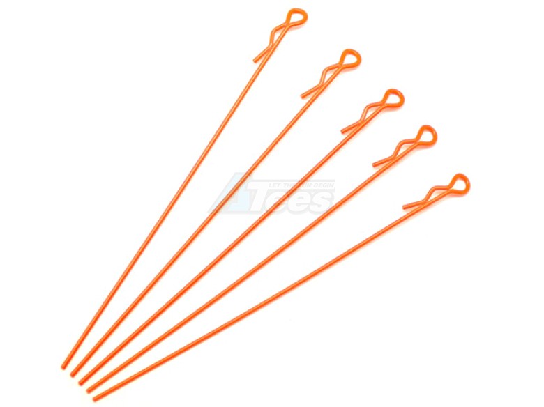 Arrowmax Miscellaneous All extra long body clip 1/10 - fluorescent red (5)