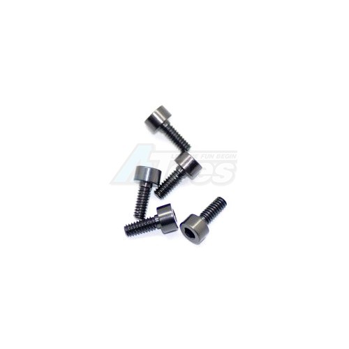Arrowmax Miscellaneous All Aluminum Screw allen cilinder head M2.2x6 Gray (7075) (5)