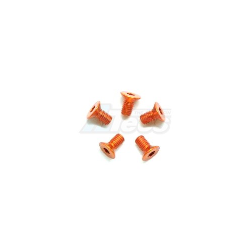 Arrowmax Miscellaneous All Aluminum Screw allen countersunk M3x6 Orange (7075) (5)