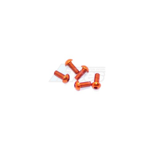 Arrowmax Miscellaneous All Aluminum Screw allen roundhead M2.5x6 Orange (7075) (5)