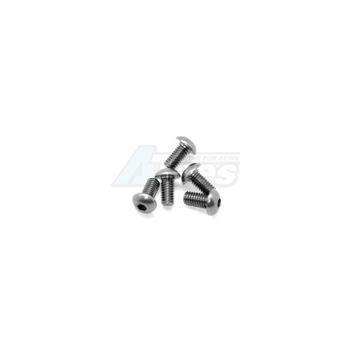 Arrowmax Miscellaneous All Aluminum Screw Allen Roundhead M4x8 Gray (7075) (5)