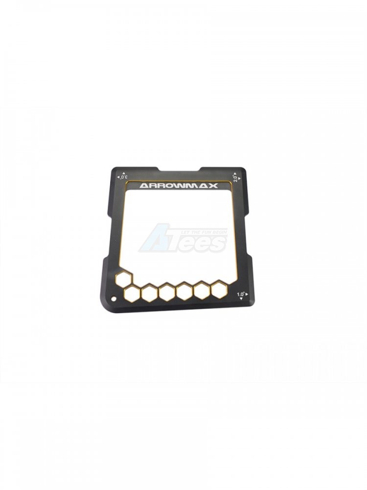 Arrowmax Miscellaneous All Quick Camber Gauge For 1/8th 1°, 2°, 3° Black Golden