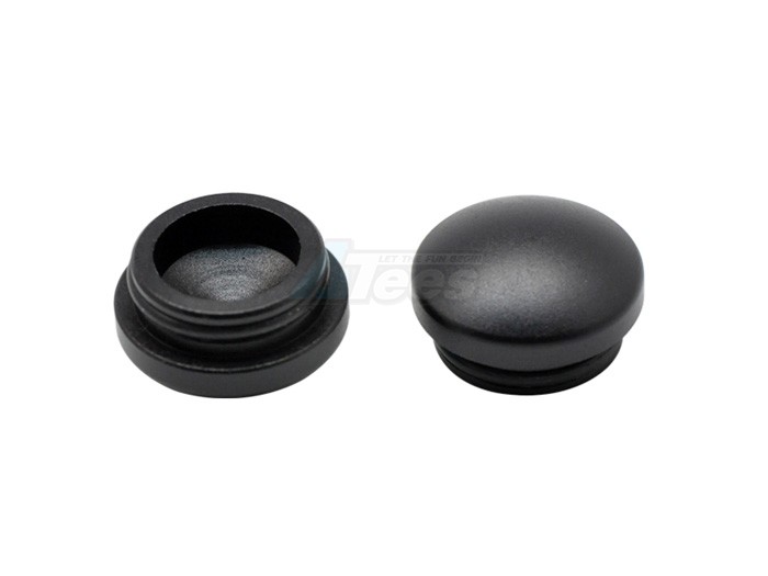 Arrowmax Miscellaneous All 18MM Aluminum End Cap - Black (2)