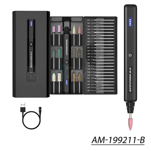 Arrowmax Miscellaneous All SGS Mini Electric Engraving & Polishing Pen Black
