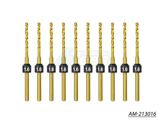 Arrowmax Miscellaneous All 1.6mm -10 Pcs HSS Drill Bits (2.35mm)