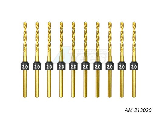 Arrowmax Miscellaneous All 2.0mm -10 Pcs HSS Drill Bits (2.35mm)