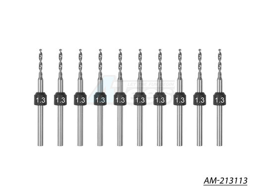 Arrowmax Miscellaneous All 1.3mm -10 Pcs PCB Shank Tungsten Carbide Micro Drill Bits Set (2.35mm)