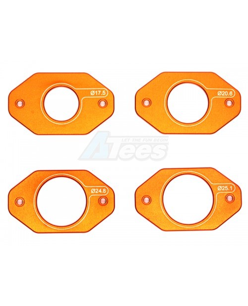Arrowmax Miscellaneous All Wheel Piercer Plate For 1/32 Mini 4WD (Orange)
