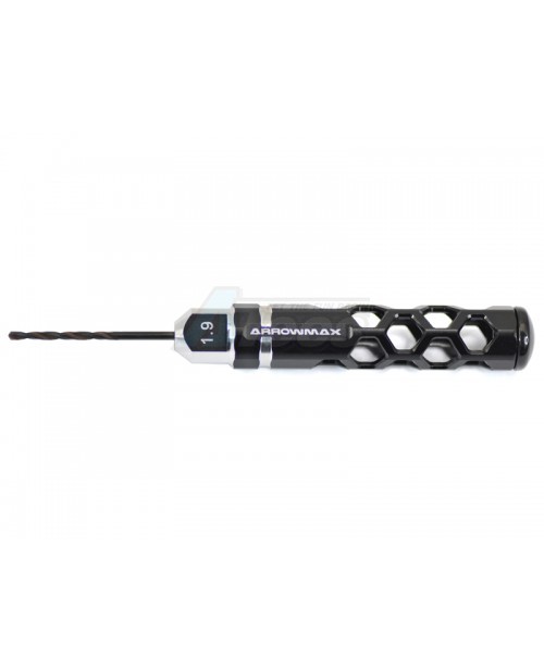 Arrowmax Miscellaneous All Drill 1.9MM For 1/32 Mini 4WD (Black)