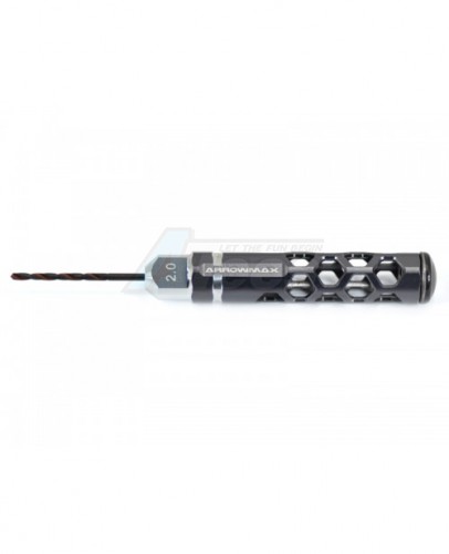 Arrowmax Miscellaneous All Drill 2.0MM For 1/32 Mini 4WD (Gray)