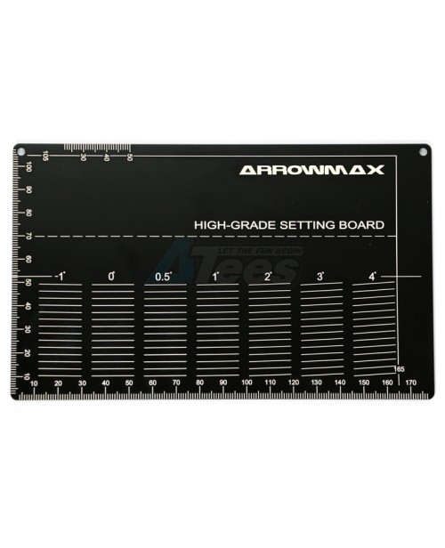 Arrowmax Miscellaneous All High Grade Setting Board For 1/32 Mini 4WD (Black)