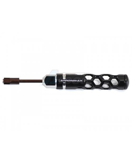 Arrowmax Miscellaneous All 6MM Bearing Trimmer For 1/32 Mini 4WD (Black)