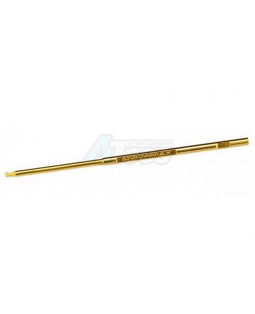 Arrowmax Miscellaneous All Ball Driver Hex Wrench .063 (1/16) X 100MM Tip Only (Tungsten Steel)
