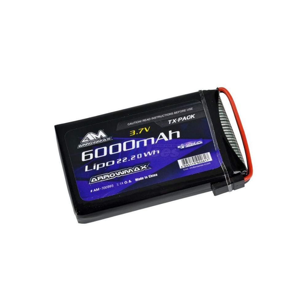 Arrowmax Miscellaneous All AM Lipo 6000mAh 3.7V For Sanwa M17