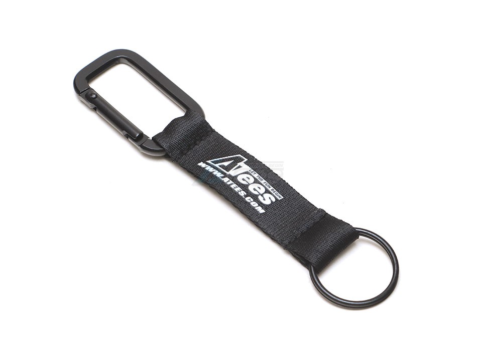 ATees Miscellaneous All ATees Team Keychain w/ Strap Black