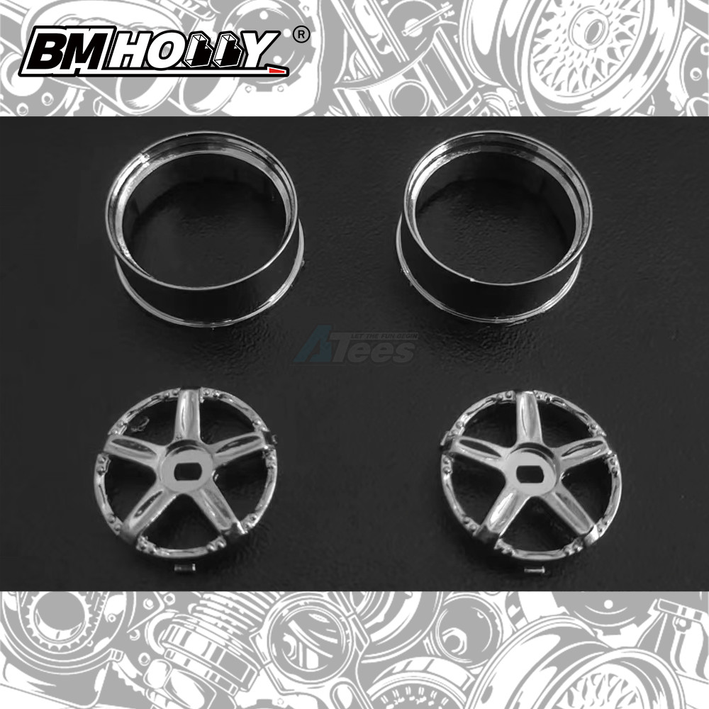 BM Racing Miscellaneous All AWD Chrome GTC Set Narrow (22mm)