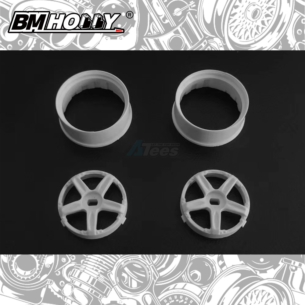 BM Racing Miscellaneous All AWD White GTC Set Narrow (22mm)