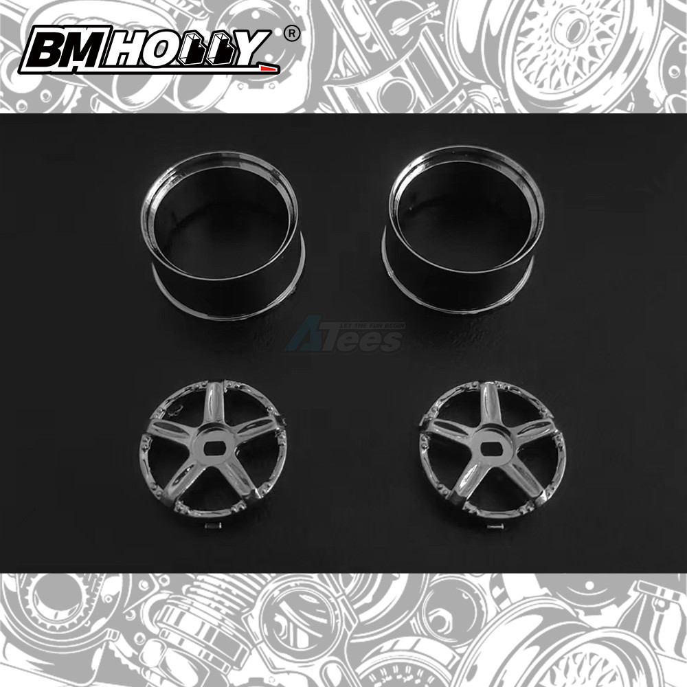 BM Racing Miscellaneous All AWD Chrome GTC Set Wide (22mm)