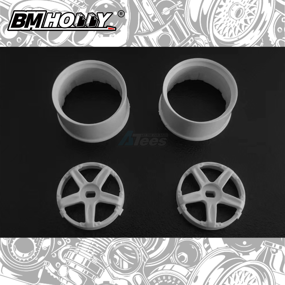 BM Racing Miscellaneous All AWD White GTC Set Wide (22mm)