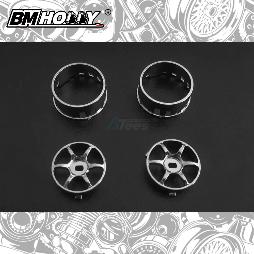 BM Racing Miscellaneous All AWD Chrome RGD2 Set Narrow (20mm)
