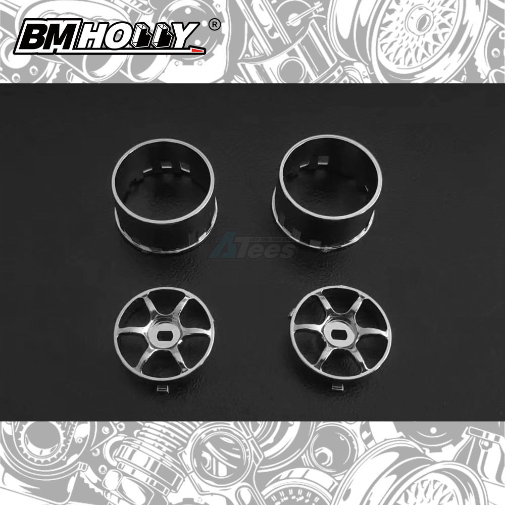 BM Racing Miscellaneous All AWD Chrome RGD2 Set Wide (20mm)