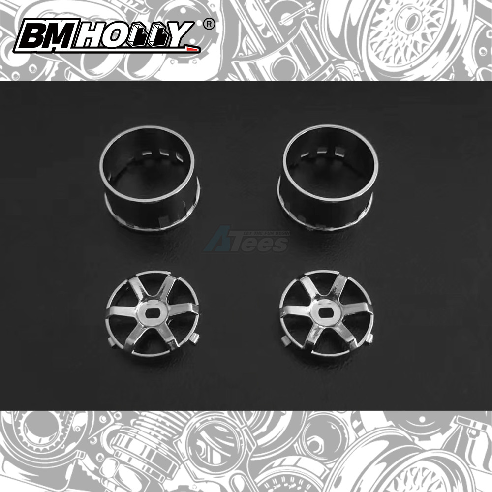 BM Racing Miscellaneous All AWD Chrome TE37 Set Wide (20mm)