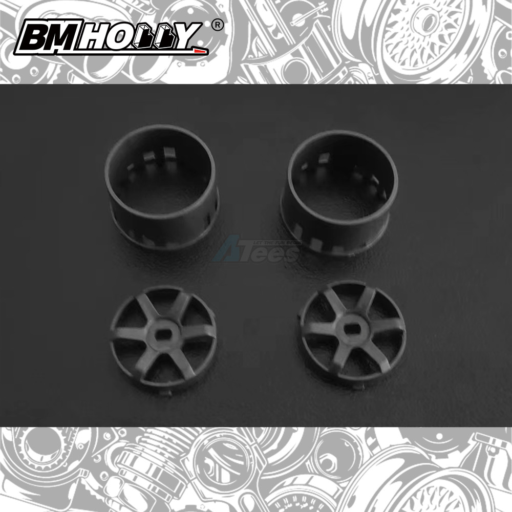 BM Racing Miscellaneous All AWD Gun Metal TE37 Set Wide (20mm)