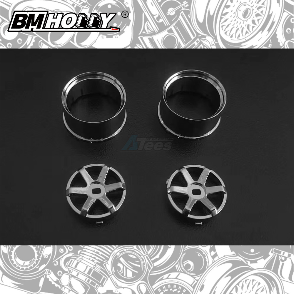 BM Racing Miscellaneous All AWD Chrome TE37 Set Wide (22mm)