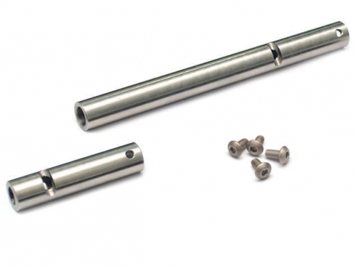 Boom Racing Axial Wraith Kronik™ Axle Tubes Stainless Steel for AR60 Wraith RR10 Bomber Yeti & Yeti Score (2) Silver