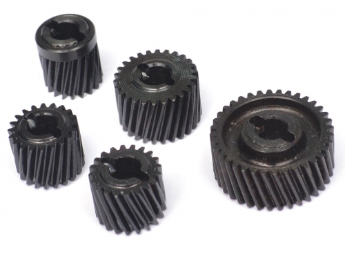 Boom Racing Axial SCX10 II Heavy Duty Steel Helical Pineapple Transmission Gear Set (5pcs)