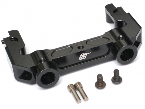 Boom Racing Axial SCX10 II Aluminum Rear Bumper Mount Black