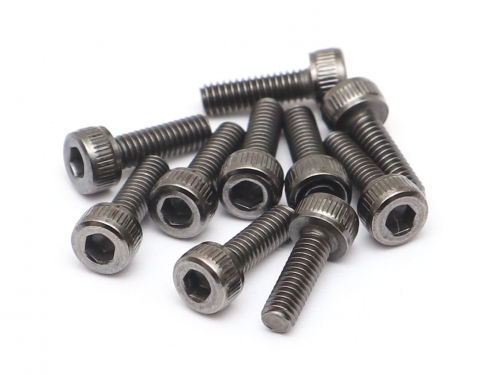 Boom Racing Miscellaneous All M2.5x8mm Socket Cap Screw 12.9 Grade Nickel Plated Screws (10)