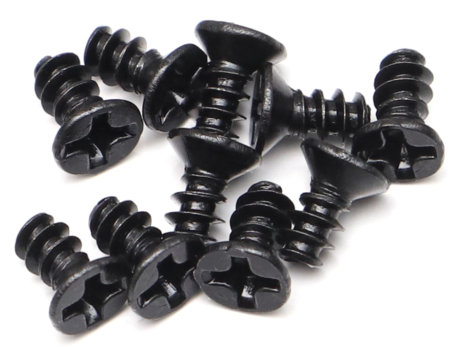 Boom Racing Miscellaneous All M3.0X6 Counter Sunk Phillips Head Self-Tapping Screws STCS3X6 (10)