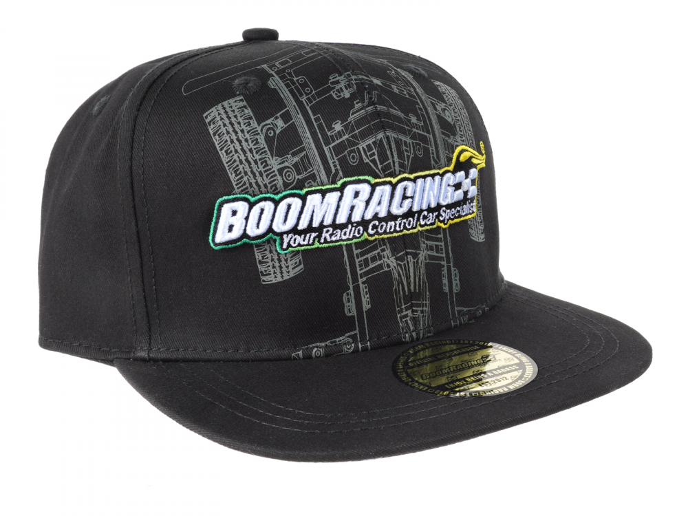 Boom Racing Miscellaneous All Classic Snapback Hat Cap Black