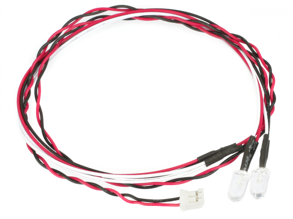 Boom Racing Miscellaneous All KUDU™ LED Cable (5mm Cool White 2P, 60cm)