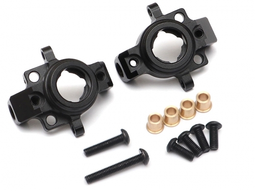 Boom Racing Miscellaneous All Aluminum Knuckle for BRX70/BRX80/BRX90 PHAT™ & AR44 Axle #BRLC7022 (AR44 compatible) Black