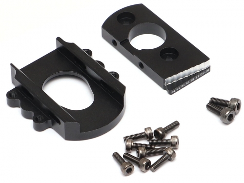 Boom Racing Boom Racing BRX01 Aluminum Gearbox Adapter with Stainless Steel Motor Mount